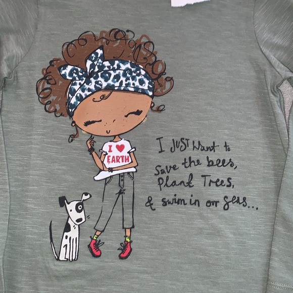 Next, little girl shirt bundle, size 4-5 years - Picture 3 of 9